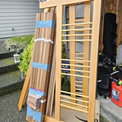 Queen Bed Frame Solid Wood.