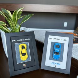 Porsche 918 Spyder Framed Art | 1:64 Scale | Custom Hand assembled