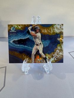 2025 Bowman - Crystallized Carson Williams #BWC-14 Gold Refractor /50 (RC)
