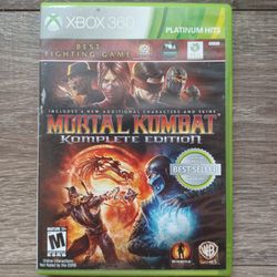 Mortal Kombat Komplete Edition Xbox 360 game