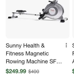 Rowing Machine By Sunny Health 