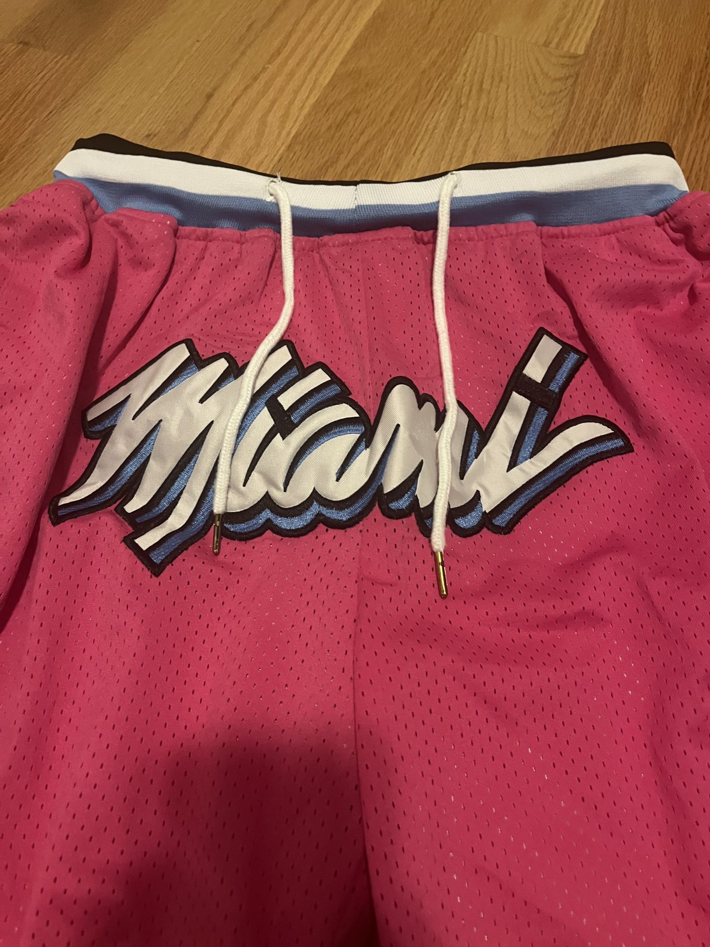 Retro Miami Heat Shorts (pink) — TheExclusiveKickSupplier