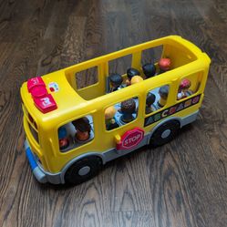 Like new school bus toy by Little People