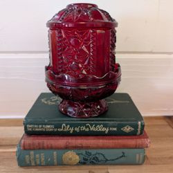 Vintage Red Stars And Bars Fairy Lamp 