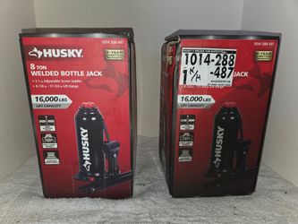 Husky 8 Ton BOTTLE Jack $20 each. New (Price is Firm)