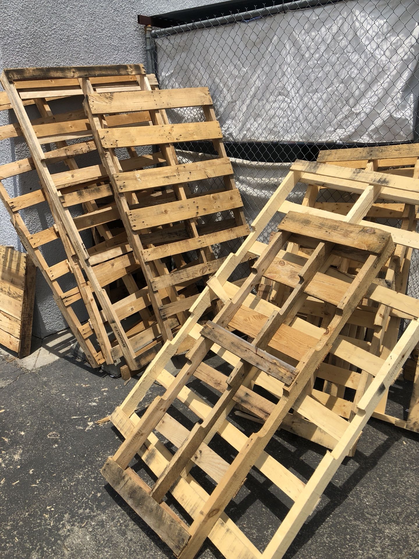 Wood pallets