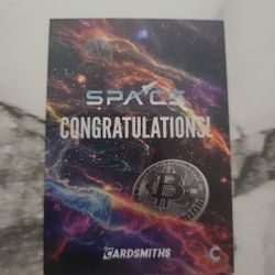 Cardsmiths Space Galactic Edition Crypto Currency Redemption Card UNSCRATCHED