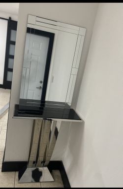 Console Table And Mirror