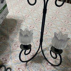 Partylite Wall Sconce Frosted 