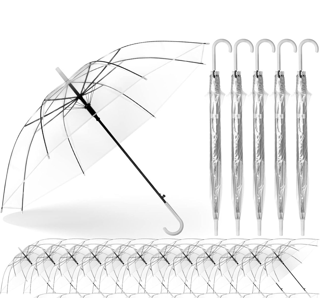 25 Clear Umbrella’s / New in Box