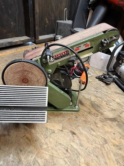 Central Sanding belt/disc machine