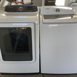 Washer And Gas Dryer Brand Samsung Heavy Duty Everything Works 3 Months Of Guarantee