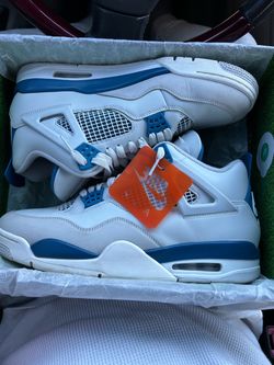 Military blue Jordan 4s