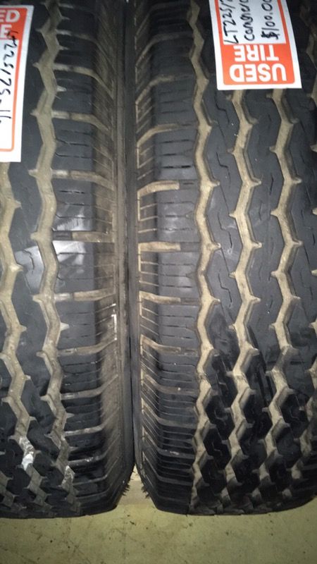 LT225/75-16 commercial pair