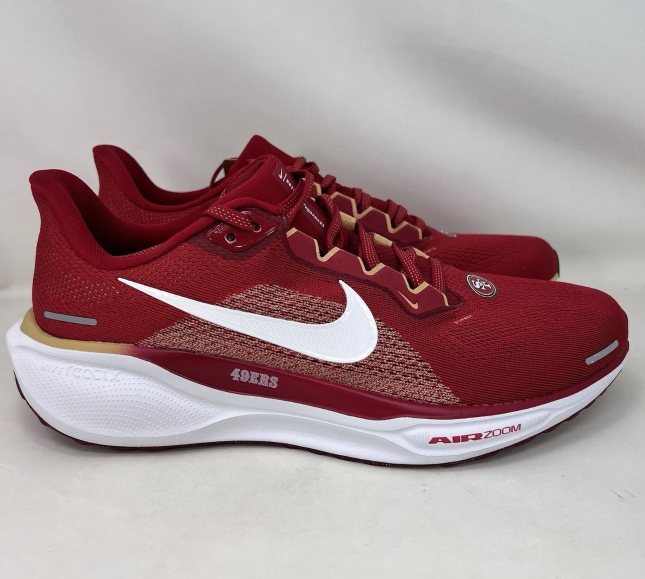 Nike NFL x San Francisco 49ers Pegasus 41 Shoes Red White FZ5070