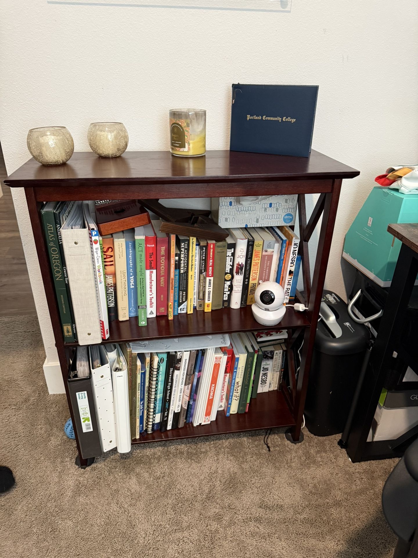Brown Book Shelf