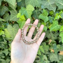100% Natural Silver Rutilated Quartz Bracelet - Premium Quality - 8.8mm