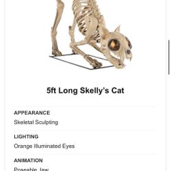 Skelly’s cat animatronic