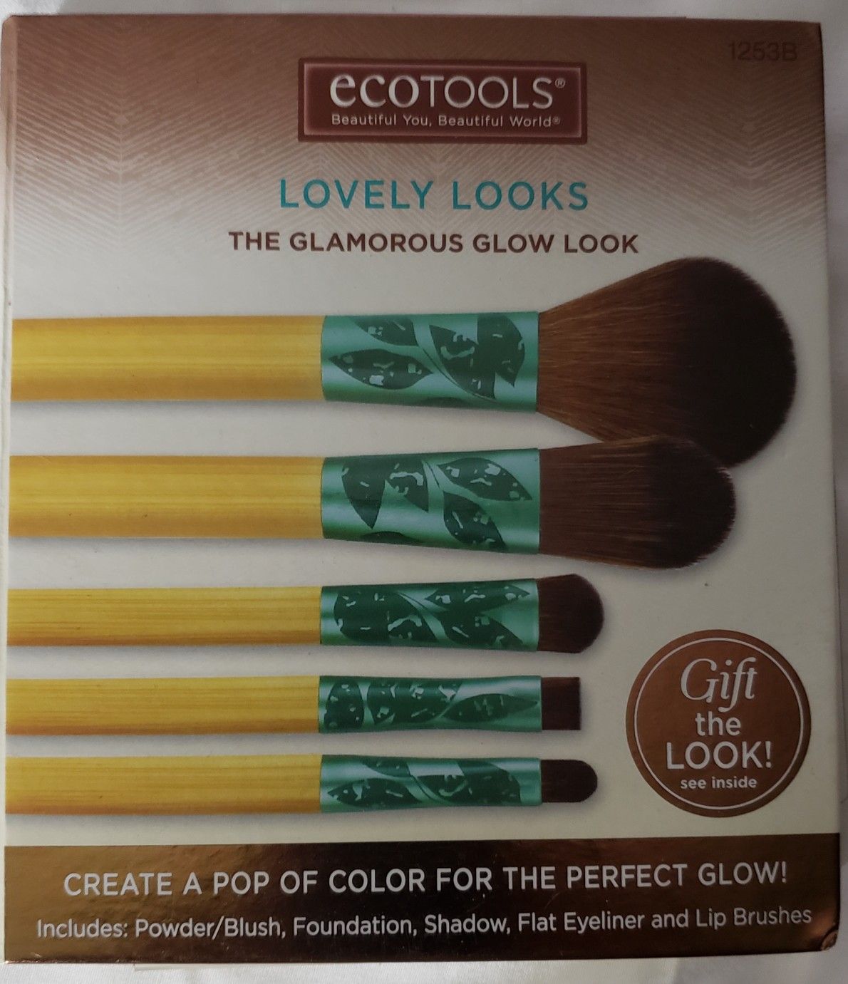 (NEW) ECOTOOLS 5 PIECE LOVELY LOOKS BRUSH SET $10