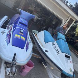 1993 Kawasaki and Sea Doo 750 SS & SP Jet Skis
