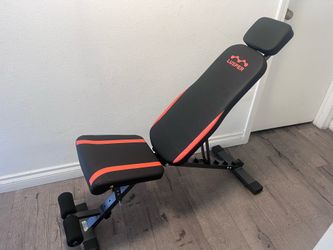 Lusper Foldable/Adjustable Exercise/Weight Bench