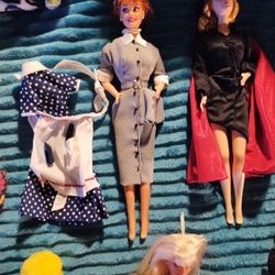 I Love Lucy Barbie Doll With Extra Outfit