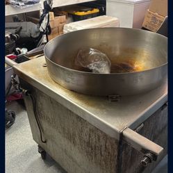 Kettle Corn Machine And Catcher Stainless Steel