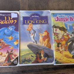 Disney VHS Tapes