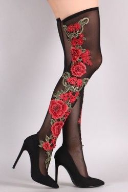 Grown & sexy thigh high heels