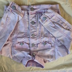 Girls Pink Jean Jacket 