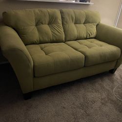Olive Green Couch & Love Seat Combo