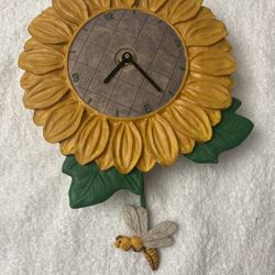Sunflower Clock