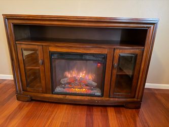 Fireplace TV stand