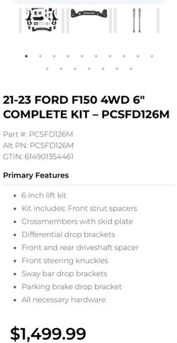 21-23 Ford F150 lift kit