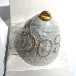 LLADRO Retired 2008 Re-Deco Christmas Bell 01007140 New in Box