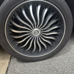 22 In Borghini Rims And Tires 