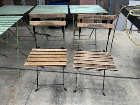 Outdoor Wooden & Metal Chairs