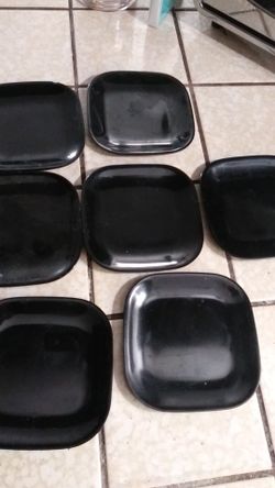 set of 7 sm plates