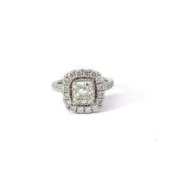 Lady’s Diamond And Platinum Ring 