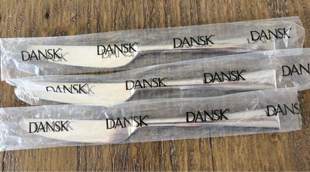 Dansk Stainless Steel Dinner Knives Set