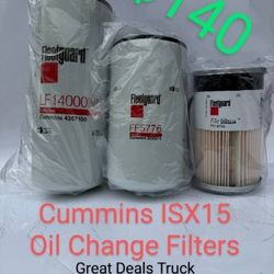 Cummins ISX15 Filters