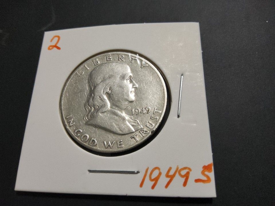 1949s Franklin Silver Half Dollar