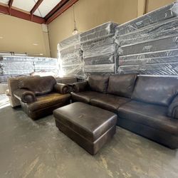 Leather Sofa Set 🦖