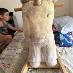Pottery Barn rocking unicorn