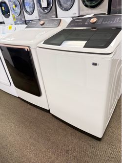 SAMSUNG WASHER AND DRYER TOP LOAD ON SALE|WARRANTY