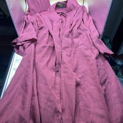 Burgundy Cap And Gown Set From Balfour