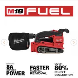 Milwaukee M18 FUEL 18-Volt Lithium-lon Cordless Belt Sander (Tool-Only)