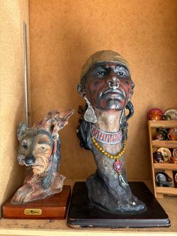 Antique Indian warrior