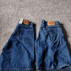 New 2pair Men's Levis 550 Jean Shorts Size 34