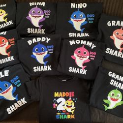 Custom Baby Shark Shirts